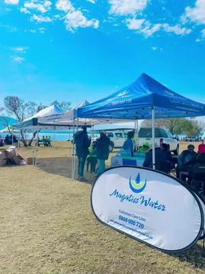 FOURTH AND FINAL STOP: The Haarties Clear River Campaign is spearheading the effort to clean...